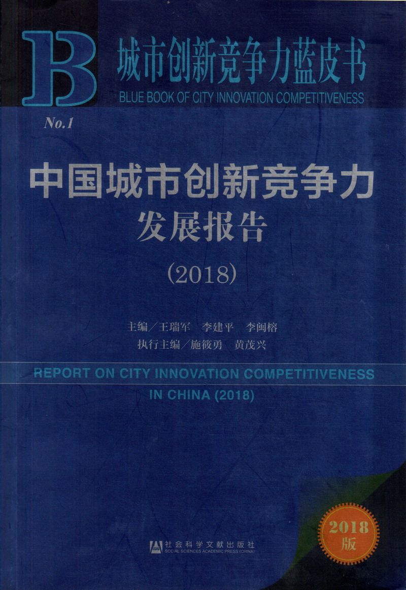 大屄啊啊啊啊啊好中国城市创新竞争力发展报告（2018）